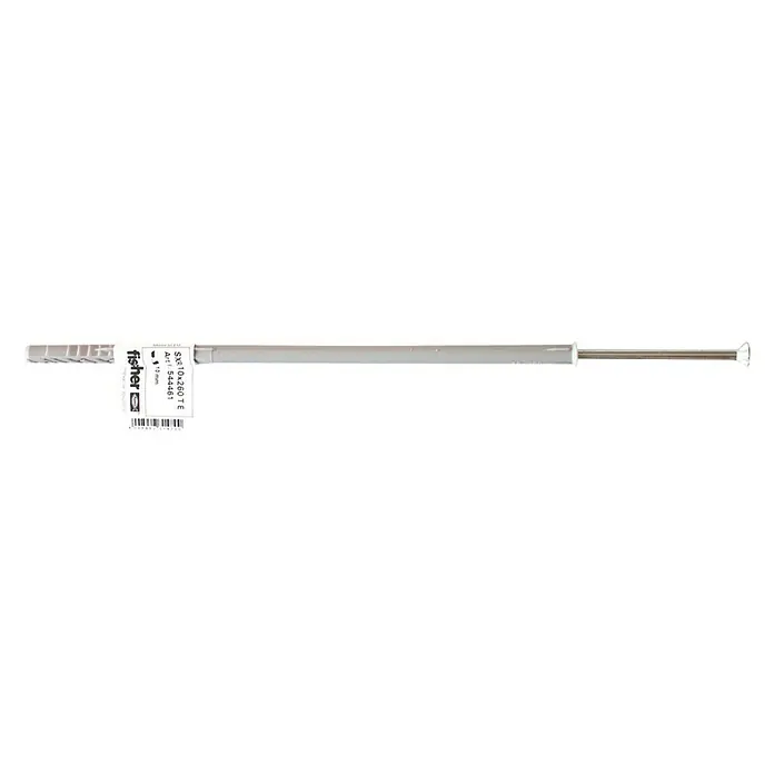 Fischer Langschaftdübel SXRL T E - Ø x L: 10 x 260 mm, Stahl, 1 Stk. - Das Bild zeigt einen Fiscer Dübel SXR 10x260 T E, Art. 544461, ideal für sichere Befestigungen in verschiedenen Baumaterialien.