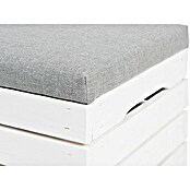 Multifunktionsbox (50 x 40 x 35 cm, Weiß/Grau)