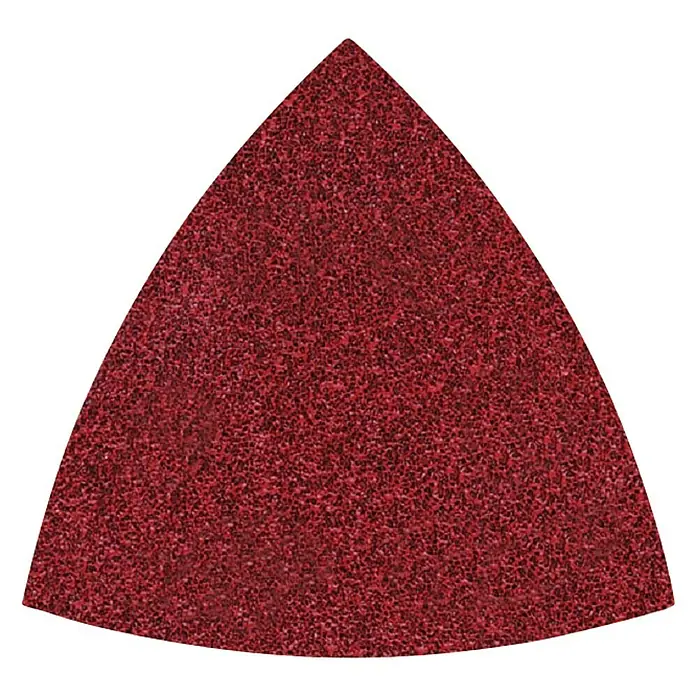 Wolfcraft Set de amoladora angular - 95 mm - Papel de lija triangular para trabajos de detalle. Ideal para lijar en esquinas y lugares de difícil acceso.