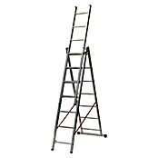 Alpos Alu Večnamenska lestev 44-07  (Število prečk: 21 kos, Delovna višina: 5,17 m, Nosilnost: 150 kg, Aluminij) | 1283 - Aussenleitern Metall | AAGB - Außenleitern | AAG - Leitern und Gerüste | AA - Eisenwaren | A - Eisenwaren | BAUHAUS