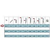 Alpos Alu Večnamenska lestev 44-07  (Število prečk: 21 kos, Delovna višina: 5,17 m, Nosilnost: 150 kg, Aluminij) | 1283 - Aussenleitern Metall | AAGB - Außenleitern | AAG - Leitern und Gerüste | AA - Eisenwaren | A - Eisenwaren | BAUHAUS