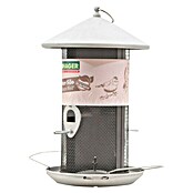 Windhager Vogelhaus Happy Bird (L x B x H: 19 x 26 x 31 cm, Schwarz/Silber, Metall, Lackiert)