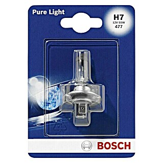 Bosch Halogen-Scheinwerferlampe Pure Light (H7, 55 W, 12 V, 1 Stk.)