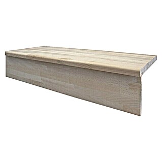 Preproga za stopnico (1.000 x 350 x 27 mm, Bukev)