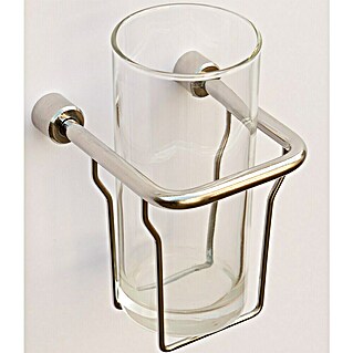 Držač za čašu Inox (D x Š x V: 9 x 9 x 13,5 cm, Plemeniti čelik, Sjaj)