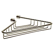 Kutna košarica za tuš kabinu Inox  (Mjed, Materijal: Plemeniti čelik) | BAUHAUS