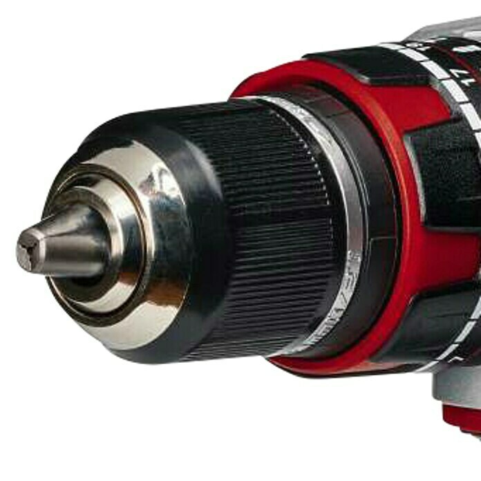 Einhell Power X-Change Taladro atornillador percutor de batería TE-CD 18 Li-i BL (18 V, Iones de litio, 2 Ah, 2 baterías, Número de revoluciones de marcha en vacío: 0 r.p.m. - 1.800 r.p.m.)