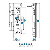 Titan Vbodna ključavnica 831/35  (null) | 1342 - Einsteckschlösser | AAHD - Schlösser/Beschläge | AAH - Sicherheit | AA - Eisenwaren | A - Eisenwaren | BAUHAUS