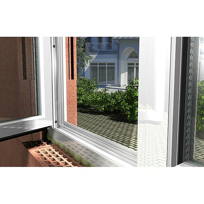 Fischer Fensterrahmenschraube FFS 7,5 (112 mm, Flachkopf, Durchmesser Bohrloch: 6 mm, 8 Stk.)