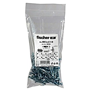 Fischer Metalna tipla za šupljine (Ø x D: 10 x 37 mm, Dubina bušenja: 47 mm, 20 Kom.)