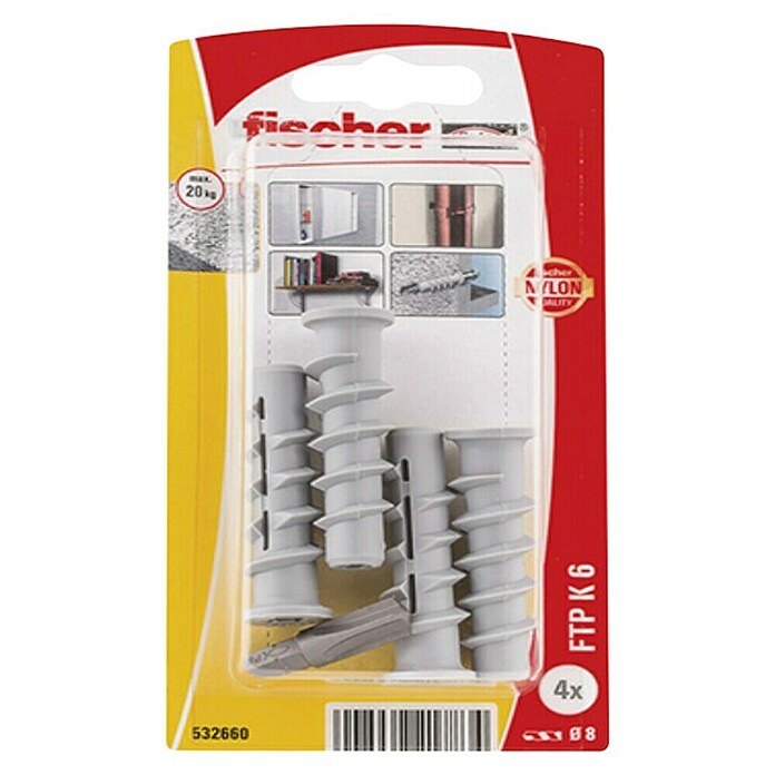 FISCHER FTP K 6 K CELLENBETONPLUG