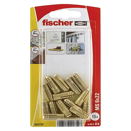 Fischer  Messingdübel
