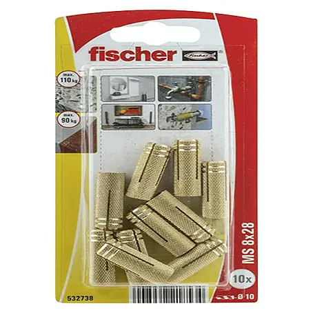 Fischer  Messingdübel