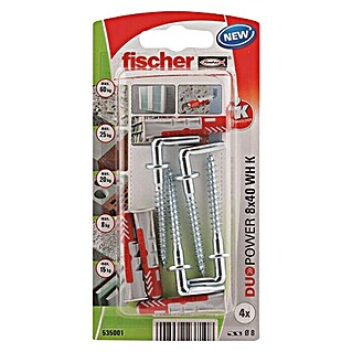Fischer Duopower Set univerzalnih tipli (Promjer tiple: 8 mm, Duljina tiple: 40 mm, 4 Kom.)