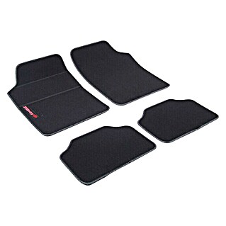 Set tepiha za automobil (Crno-sive boje, 4 -dij., Prikladno za: Vozila)