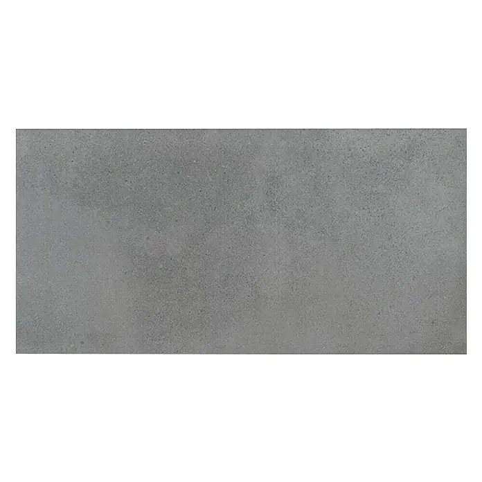 Art-Tec by Palazzo Feinsteinzeugfliese - 60 x 120 cm, Steel, Matt - Nahaufnahme einer schlichten, grauen Betonplatte, die ihre robuste Textur und neutrale Farbpalette hervorhebt. Ideal für moderne Designs.