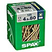 Spax Tornillo universal (Ø x L: 4,5 x 80 mm, Rosca completa, 125 uds.)