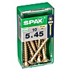 Spax Tornillo universal (Ø x L: 5 x 45 mm, Rosca completa, 10 uds.)