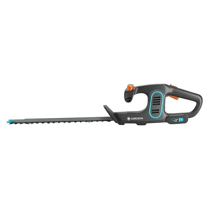 Gardena EasyCut Akku-Heckenschere - 14,4 V, Li-Ionen, 2 Ah, 1 Akku - Eine Gardena Akku-Heckenschere mit langem Schwert und ergonomischem Griff für komfortables Schneiden von Hecken.