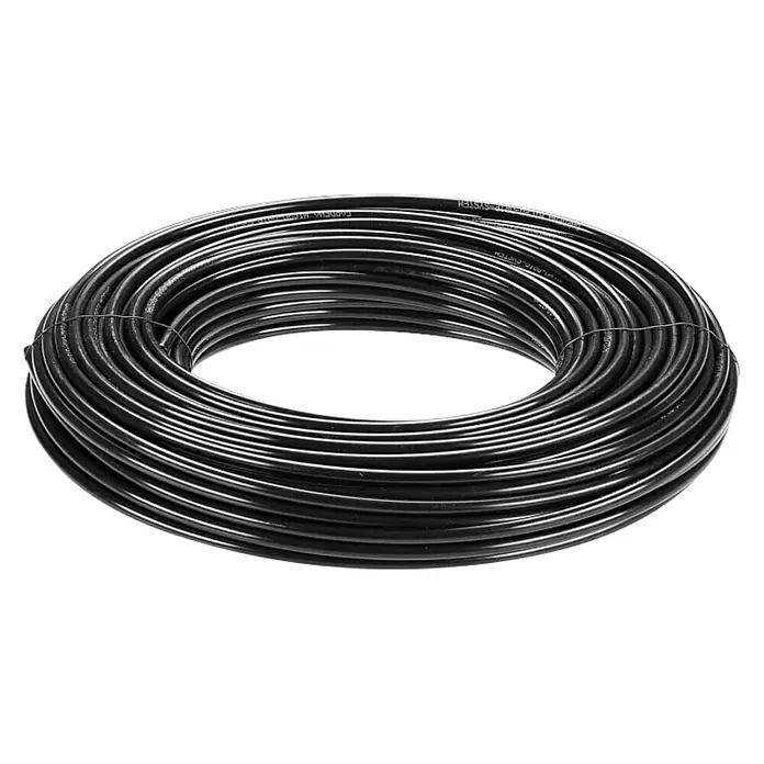 Gardena Micro-Drip Verlegerohr - Länge: 50 m, ½″ - Eine Rolle schwarzer, flexibler Schlauch für Bewässerungssysteme. Ideal für Gartenarbeit und Landwirtschaft, robust und langlebig.