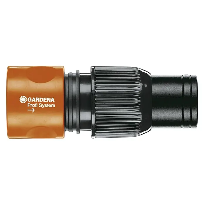 Gardena Profi-System Schlauchstück - Größe: ¾″, Kunststoff - Gardena Profi-System Kupplung mit orangefarbenem Gehäuse für eine zuverlässige Verbindung im Garten. Hochwertige Verarbeitung für lange Lebensdauer.