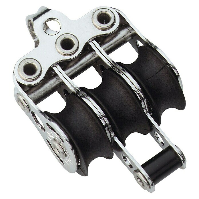 Sprenger Micro-XS-Block (6 mm, Mit Bügel, Kugellager, 3 Rollen, Hundsfott)