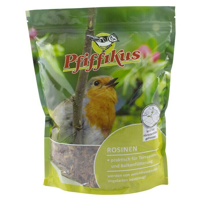 Pfiffikus Vogelfutter Rosinen (750 g)