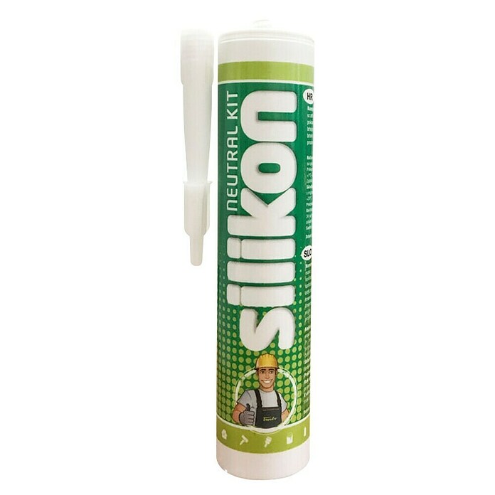 Univerzalni silikon  (Bela, 300 ml) | 5613 - Silikone | FADH - Dicht- und Klebstoffe | FAD - Baustoffe | FA - Baustoffe | F - Baustoffe | BAUHAUS
