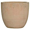 14-TOPF TRAPANI BAUCHIG RD CHOCO 35X32cm