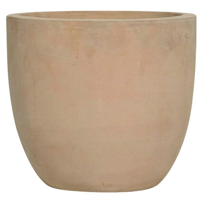 14-TOPF TRAPANI BAUCHIG RD CHOCO 35X32cm