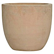 14-TOPF TRAPANI BAUCHIG RD CHOCO 35X32cm