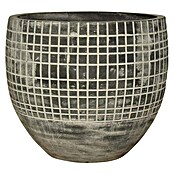 Tegla za cvijeće s mozaikom  (Vanjska dimenzija (ø x V): 38,5 x 45 cm, Beton, Sive boje) | BAUHAUS