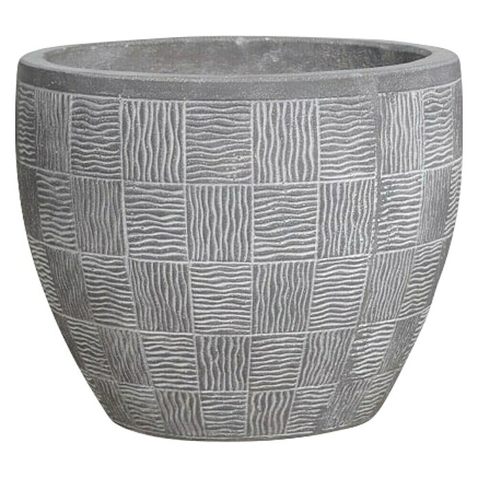 Tegla za cvijeće  (Vanjska dimenzija (ø x V): 28 x 34 cm, Beton, Sive boje) | BAUHAUS