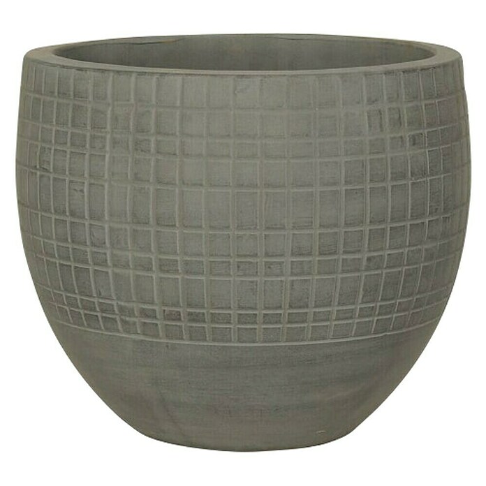Okrugla tegla za cvijeće  (Vanjska dimenzija (ø x V): 35 x 41 cm, prirodni materijali, Smeđe boje) | BAUHAUS