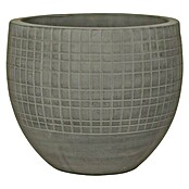 Okrugla tegla za cvijeće  (Vanjska dimenzija (ø x V): 35 x 41 cm, prirodni materijali, Smeđe boje) | BAUHAUS