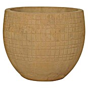 Okrugla tegla za cvijeće sa mozaikom  (Vanjska dimenzija (ø x V): 35 x 41 cm, prirodni materijali, Terakota) | BAUHAUS