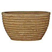 Okrugla tegla za cvijeće sa prugama  (Vanjska dimenzija (ø x V): 37 x 56 cm, prirodni materijali, Terakota) | BAUHAUS