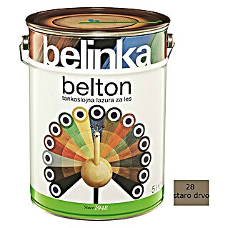 Lazura za drvo Belinka Belton (Staro drvo, 5 l, Mat)