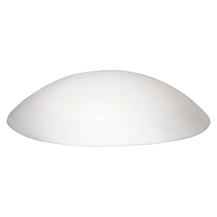Portaferm Türpuffer - Durchmesser: 60 mm, Weiß, 2 Stk. - Nahaufnahme einer weißen Deckenleuchte mit abgerundetem Design, ideal für moderne Innenräume. Schlicht und funktional.