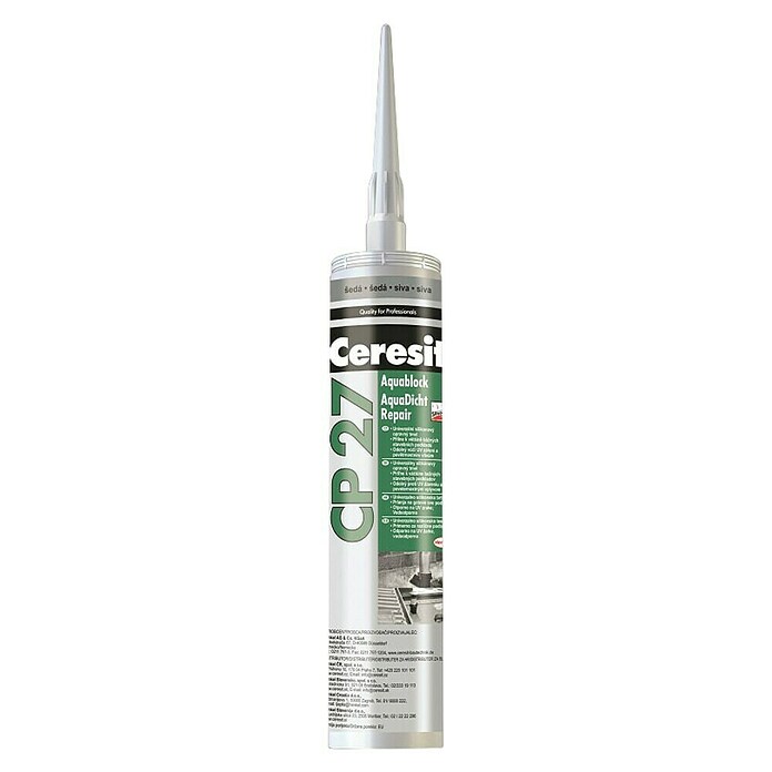Ceresit Brtvena masa od silikona AquaBlock CP27  (Crna, 300 ml) | BAUHAUS