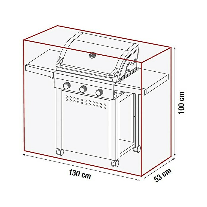 Grillstar Grill-SchutzhüllePolyester, Passend für: Grillstar Gasgrill Atlanta 300 Unknown