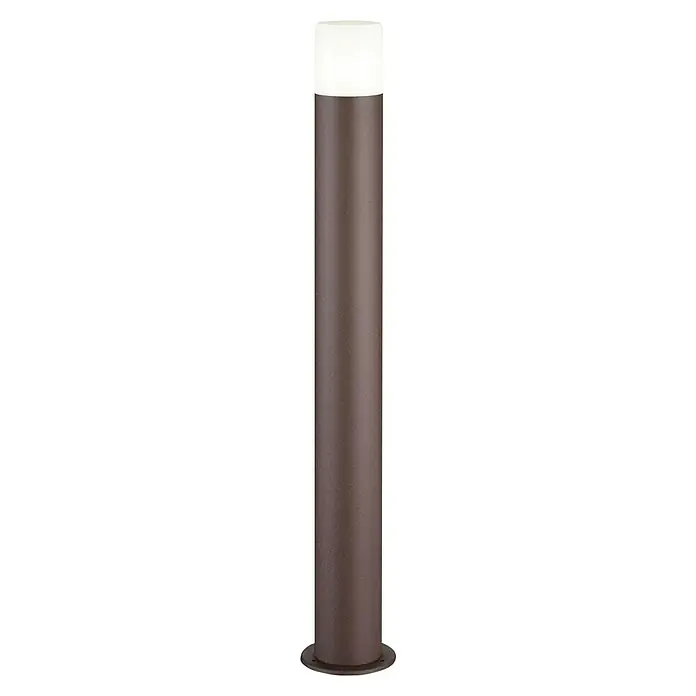 Lámpara de pie para exterior Hoosic - 28 W, Color del marco: Marrón, Sin bombillas, Altura: 80 cm - La luminaria de camino marrón es un elemento de iluminación elegante y moderno para cualquier área exterior. Proporciona una luz agradable.