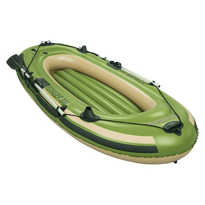 Bestway Hydro Force Napihljiv čoln Voyager 300  (Do x Š x V: 2,43 m x 1,03 m x 31 cm, Primerno za: 2 + 1 oseb, Nosilnost: 170 kg) | 1412 - Schlauchboote | ABIM - Boote | ABI - Nautic | AB - Nautic | A - Eisenwaren | BAUHAUS