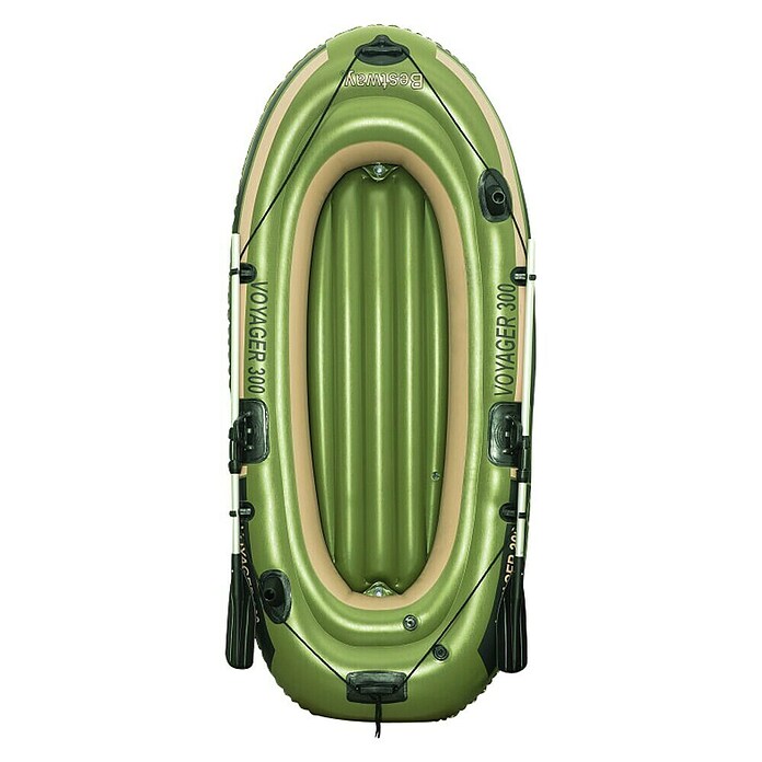 Bestway Hydro Force Napihljiv čoln Voyager 300  (Do x Š x V: 2,43 m x 1,03 m x 31 cm, Primerno za: 2 + 1 oseb, Nosilnost: 170 kg) | 1412 - Schlauchboote | ABIM - Boote | ABI - Nautic | AB - Nautic | A - Eisenwaren | BAUHAUS