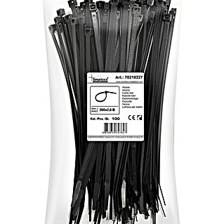 Elektro Material Vezice (Crne boje, 200 x 2,6 mm, 100 Kom.)