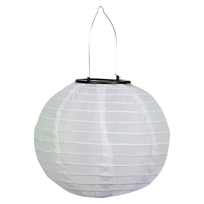 BAUHAUS Solarna svjetiljka Lampion (Bijelo, Trajanje osvjetljenja: 8 h)