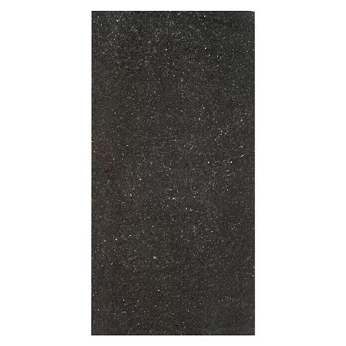 Natursteinfliese Star Galaxy - 30,5 x 61 cm, Schwarz, Glänzend - Detailaufnahme