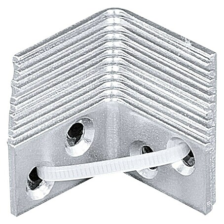 Vormann Stuhlwinkel (L x B x H: 25 x 25 x 15 mm, 12 Stk., Stahl)