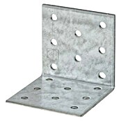 Stabilit Escuadra con placa perforada (60 x 60 x 40 mm, Galvanizado Sendzimir, 1 ud.)