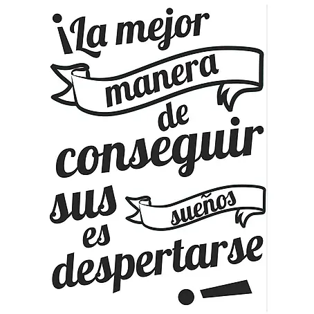 Vinilo de pared Sueños